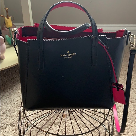 Kate Spade black and pink bag - Picture 1 of 3